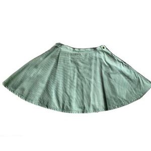 American Apparel Mint Green Corduroy Circle Skirt